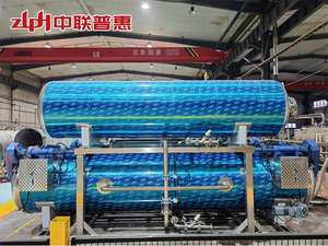 Autoclave à immersion horizontale ZLPH ASME pour eau chaude, nouveau stérilisateur alimentaire en acier inoxydable 304, contrôle PLC + écran tactile haute performance - Product Image 4