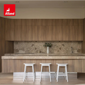 Set di Mobili da Cucina Alland in Legno Massello di Rovere Bianco, Stile Mediterraneo, per <span class=keywords><strong>Case</strong></span> di Lusso, Direttamente dalla Cina - Product Image 2