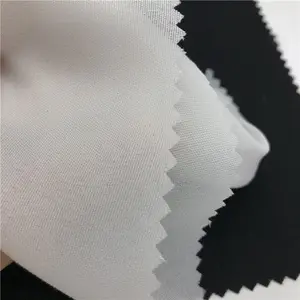 High Quality 30D Adhesive Plain Woven Fusible Interlining for Suit Garment