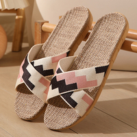 Nouveau Venir Fond Plat Diapositives Sandales Mode Tendance Antidérapant Respirant Maison Pantoufles pour Femmes
