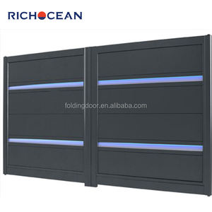 RICHOCEAN 2025 más nuevo arte de aluminio Villa patio casa eléctrica puerta abatible puerta grande de lujo para residencia - Product Image 3