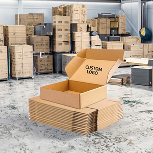 Cajas <span class=keywords><strong>de</strong></span> Cartón Corrugado para Envío, Reutilizables, Reciclables, Resistentes a Roturas, <span class=keywords><strong>de</strong></span> Alta Resistencia, con Laminación Brillante <span class=keywords><strong>y</strong></span> Papel <span class=keywords><strong>de</strong></span> Aluminio Dorado - Product Image 3