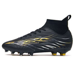 Nouvelle Arrivée Chaussures de Football à Crampons pour Hommes, Montantes, Protection Cheville, FG, pour Terrains Naturels, Confortables, Entraînement d'Élite - Product Image 2