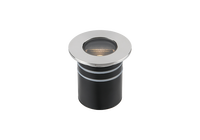 Lampe LED encastrée Litecent 1W pour aménagement paysager, design demi-lune, télécommande, gradation Dali, étanche IP67