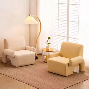 Fauteuil d'appartement style nordique personnalisé à <span class=keywords><strong>prix</strong></span> d'usine, chaise d'appoint légère, petit fauteuil de <span class=keywords><strong>salon</strong></span> individuel - Product Image 2