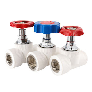 Válvula de Fechamento Manual para Medidor de Água PPR com Núcleo de Latão, Válvula de Parada com Rosca Fêmea Única - Product Image 2