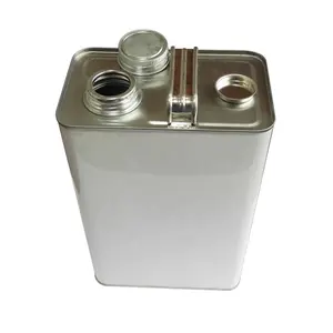 4l Tin Can China Factory 4L F Style Tin Can With Screw Top And Iron Seal