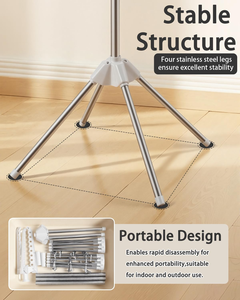 Attractive Price Clothes Drying <b>Rack</b> Free Standing Organizer 3-Tier Space Clothes <b>Rack</b> - Product Image 3