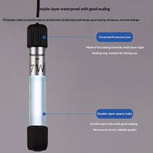 หลอดไฟฆ่าเชื้อโรคในตู้ปลาแบบจุ่มใต้น้ำ Agi32 สำหรับการฆ่าเชื้อโรคในน้ำ กำจัดตะไคร่น้ำ และทำความสะอาดตู้ปลา - Product Image 3