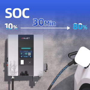 INJET 20kW-80kW CCS2 Fast Car Charging Station 10-Inch Touch Screen New Commercial Charging IP54 Injet <b>Hub</b> INJET ODM - Product Image 3