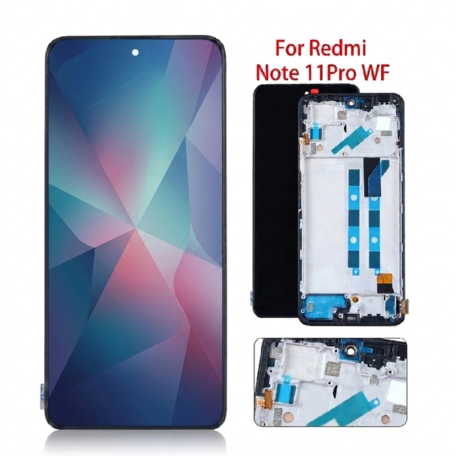 Factory Direct Wholesale LCD Display for Redmi Note 11 5G Full Touch Screen Assembly Bulk Low MOQ Mobile Phone Repair Spare Part