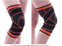 Tricoté Spandex genou manchon Sport de plein air Powerlifting genouillère soutien Joelheira basket Rodilleras équipement de protection