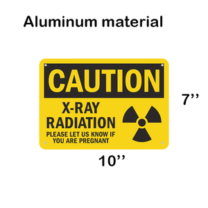 अनुकूलन योग्य एल्यूमीनियम धातु एक्स-रे सावधानी ने क्लीनिकों और प्रयोगशालाओं के सुरक्षा उत्पाद के लिए गर्भावस्था के खतरे की चेतावनी - Product Image 2