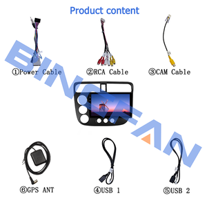 Cho Honda Civic LHD 2001 2005 xe đa phương tiện Player 9 "Android 13 xe đài phát thanh với GPS wifi obd2 DAB + âm thanh video - Product Image 5