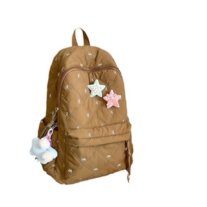 Mochila Ligera para Estudiantes Universitarias, Estilo Forestal, Forro de Poliéster, Exterior de Nailon, Gran Capacidad, para Laptop, con Aislamiento - Product Image 5