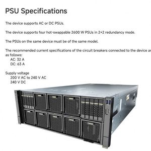 Ascend Atlas 800i A2 48 lõi máy chủ suy luận kunpeng 920 và Ascend 910B 910c ai Bộ vi xử lý deepseekr1 4U máy chủ suy luận - Product Image 2