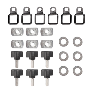 Kit de Tornillos de Liberación Rápida, Tuercas y Arandelas con Anclaje de Anillo en D para Tornillos de Techo de Jeep Wrangler YJ TJ JK JL - Product Image 3