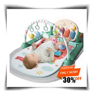 Le plus récent Polyester coton remplissage Piano Fitness Rack activité jouer tapis de gymnastique pour bébé avec musique