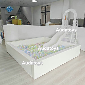 Lớn trong nhà nhựa sân chơi bóng Pit Slide cho trẻ em cho vườn trường công cộng bên; Bền kim loại xây dựng-cho trẻ em - Product Image 6