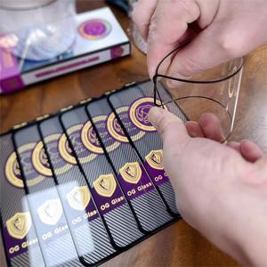 Protector de pantalla de vidrio templado ESD Anti-Shock HD para <span class=keywords><strong>iPhone</strong></span> 12 PRO MAX Premium Cover para máxima protección - Product Image 3