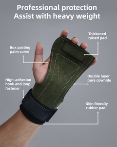 Sıcak satış bileklikler ayarlanabilir Powerlifting el kaldırma spor pedi el sapları kaldırma kayışları ağırlık kaldırma güç kullanıcıları için - Product Image 2