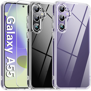 Para Samsung <span class=keywords><strong>Galaxy</strong></span> <span class=keywords><strong>A55</strong></span> 5G Funda transparente a prueba de golpes Funda de teléfono de TPU transparente para Samsung <span class=keywords><strong>Galaxy</strong></span> <span class=keywords><strong>A55</strong></span> 5G - Product Image 1