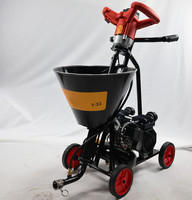 Alat Semprot Putty LVLP Elektrik Multi-Fungsi Tahan Air dengan Hopper 30L & 3000 PSI untuk Penyemprotan Cat, Mortar & Semen