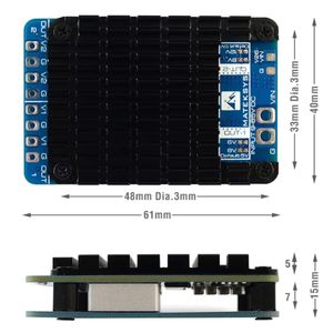 MATEK MATEKSYS PM20S-2 GÜÇ MODÜLÜ İki Bağımsız Kademeli Gerilim Regülatörü ile 9V-85V Giriş 4-S RC Drone için - Product Image 4