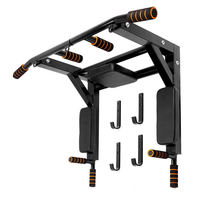 Barra de dominadas portátil de acero para gimnasio en casa, estación de ejercicios de pared, barra de pull-up, superventas