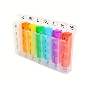 2025 Athletic Food-Grade Pop-Up Spring Pill Organizer & Planner: Efficient, Portable, and Easy-to-Use Medicine Management Custom - Product Image 3
