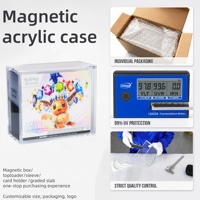 Super promotion de septembre : Boîte d'entraînement Elite en acrylique résistante aux UV à 99 % avec protection magnétique puissante – Étui en acrylique pour ETB