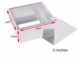 <span class=keywords><strong>Molde</strong></span> Desmontable Cuadrado para Pastel <span class=keywords><strong>de</strong></span> Chifón OMAKE, Fácil <span class=keywords><strong>de</strong></span> Usar, <span class=keywords><strong>de</strong></span> Aluminio Ecológico, Apto para Horno, Juego <span class=keywords><strong>de</strong></span> Repostería Variado, Incluye Número - Product Image 3