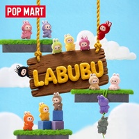 Original auténtico POP MART Labubu Pin for love vinilo cara peluche juguete misterio ciego cajas