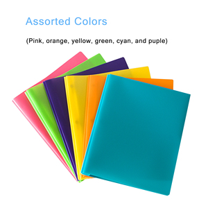 Tùy chỉnh PP các loại màu sắc hai túi nhựa danh mục đầu tư thư mục <span class=keywords><strong>3</strong></span> kim loại <span class=keywords><strong>prong</strong></span> ốc vít kinh doanh khe cắm thẻ tài liệu túi cho các trường học - Product Image 6