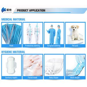 Tela no tejida Spunbond no tejida SSSS soplada en fusión médica para hacer mascarillas - Product Image 6