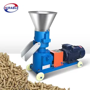 automatic feed pelletizer poultry mini chicken feed line small pellet animal feed pellet mill plant