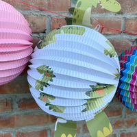 Kit de lanternes en papier DIY faites à la main, thème dinosaures, pastèques et animaux, pour activités créatives des enfants, cadeaux de maternelle, décoration scolaire
