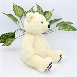 Oso de peluche personalizado color crema, oso de peluche blanco, oso de peluche suave y esponjoso, oso de peluche estilo oso polar. - Product Image 3