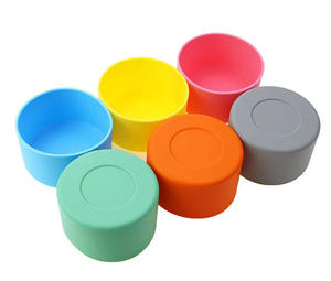 Housse en silicone réutilisable avec logo personnalisé résistante à la chaleur pour tasses à café, parfaite pour la marque et les promotions - Product Image 1