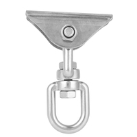 Crochet de suspension pivotant en acier inoxydable pour hamac, plaque de fixation pour chaise suspendue, accessoire de kit