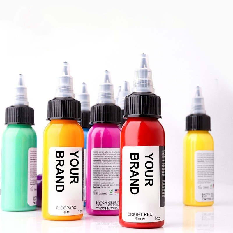 Inchiostro per tatuaggi per vera pelle umana
