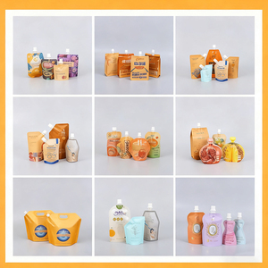 Bolsa de boquilla de soporte automático para mantenimiento fresco a prueba de fugas personalizada, embalaje de succión portátil, bolsa laminada a prueba de papel de aluminio, bolsa de boquilla - Product Image 6