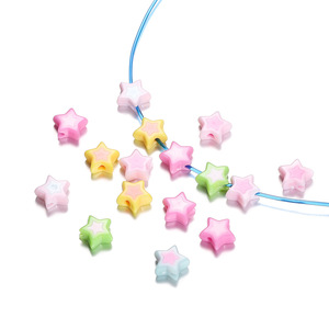 Acrylic Star <b>Beads</b> 8mm For Bracelet Making DIY Jewelry Accessories Multicolor Loose <b>Beads</b> - Product Image 4