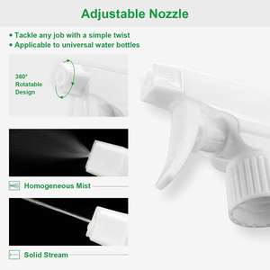 Bouteille pulvérisateur de désinfectant pour les mains et nettoyant d'ambiance en HDPE noir foncé, sérigraphiée, durable, écologique, 500 ml, pour sublimation, certifiée CE - Product Image 4