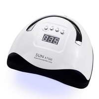 Lampe à ongles UV LED ZHIJIA SUN X7 MAX 320W, portable, séchage rapide, en plastique blanc, pour usage en salon