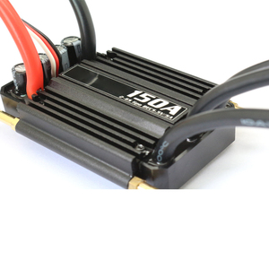 Contrôleur de vitesse ESC sans balais 150A 2-6S LiPo BEC 5.5V 5A avec dissipateur thermique en aluminium pour drone FPV - Product Image 4
