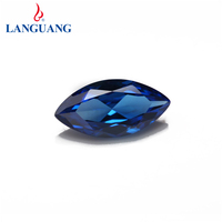 Produsen Grosir Kualitas Tinggi Mewah Marquise Zirkon Batu Permata Sintetis untuk Kalung Desain DIY