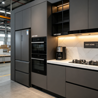 Meubles de cuisine modulaires préfabriqués de luxe style Shaker