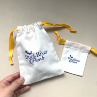 Petite pochette en coton avec cordon de serrage, mini sac de rangement pour rouges à lèvres, tampons, autocollants faits main, bougies, emballage de bijoux et montres
