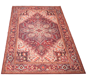 Tailles personnalisées <span class=keywords><strong>Tapis</strong></span> persans imprimés en chenille <span class=keywords><strong>de</strong></span> polyester à poils plats <span class=keywords><strong>de</strong></span> couleur rouge <span class=keywords><strong>Tapis</strong></span> <span class=keywords><strong>de</strong></span> <span class=keywords><strong>sol</strong></span> pour la maison Salon Chambre à coucher - Product Image 6